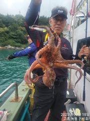 #문어 출조 사진