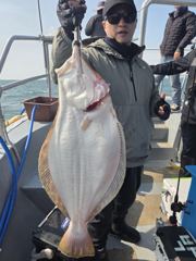 오늘도 80cm 대광어 나왓습니다. 사진