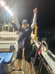 7월13일 제주쎄븐호 한치조황