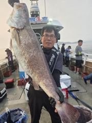 8월5일 1미터5cm 민어,조황입니다 사진