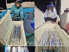 14석통영명륜3호)왕갈치 빛깔 좋고 씨알 좋고 쿨러조황 밤새도록 고생하셨습니다(계속예약가능) 사진