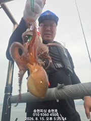 통영 송현호))돌문어 주간,야간 비그치면 바로 출동합니다 사진