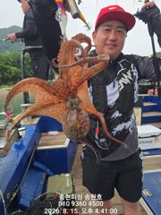 통영 송현호))돌문어 사냥 내일도 출동~예약가능! 사진