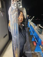 {통영호반호}먼바다 대갈치 납시요~오늘 황제낚시!! 사진