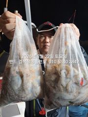 8월21일 굿조황 군산 홈런호 야간 문어 마무리 조화입니다.조사님들 수고 하셨습니다! 사진