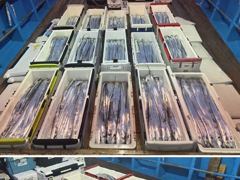 (南)남해조황 - 통영스카이호...""먼바다 대갈치 대~박""...대갈치 3지~4지급들...대갈치로만 15kg~최고30kg이상...기상악화...기약없는 좋은날 사진