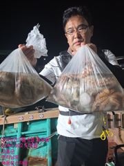 녹동몬스터호 6일 일요일 주/야간 문어조황 사진