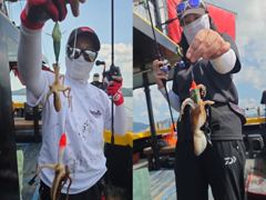 삼천포 뉴펄스호 쭈꾸미 실시간 장원100수 돌파 사진