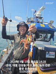 통영 금정호 오후 문어도 재미나게 시작합니다 내일 오전 자리있어요~~ 사진