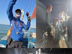 크라운호 쭈꾸미 실시간 날씨도 굿~조황(22일)☆오후 자리 있어요★