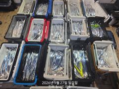 내만 갈치 전원 쿨러 만땅~여유분 미끼까지 다 소진하고~~(오늘 예약 가능)