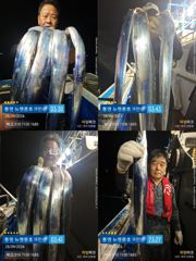 ＜＜통영 뉴명륜호 14인승＞＞ 왕갈치 쿨러조황^^ (예약문의 010-7100-1685)
