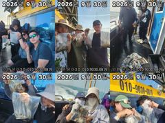26년 9월 30일!! 인천 은아3호!! 오전.오후 체험 낚시 조황입니다~^.^