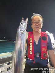 미친듯한 갈치!! 쿨러채워입항 사진
