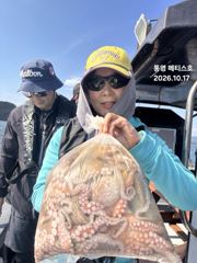 통영] 문어 사량도 굴어장 조황 17일(토) 통영 메티스호