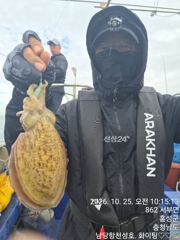 10월 25일 주꾸미,갑오징어 조황입니다 ^^